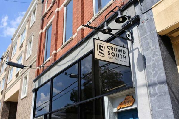 CrowdSouth Marketing street sign