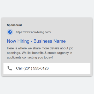 sample search ad