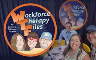 Workforce Therapy Files Podcast Backdrop Sign